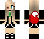 glitched out wolf girl