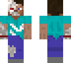 half cyborg steve