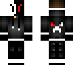 half demon masked boy