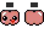 kawaii pink apple