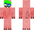 pig with blue tips