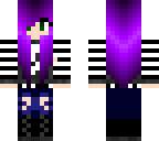 purple hair girl