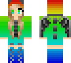 rainbow dragon girl