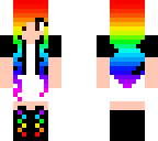 rainbow girl