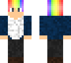 rainbow hair boy