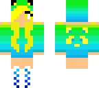 rainbow panda girl