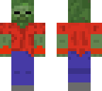 zombie with red shirt