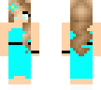 blue dress