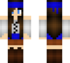 blue pirate girl