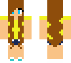 cut summer girl with long hair