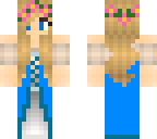 cute blue princess