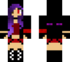cute demon girl with wrist band
