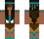 cute native american chibi