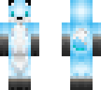 edited blue fox with blue eyes