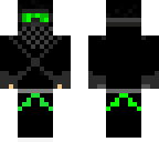 green paint ball boy