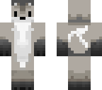grey chibi fox