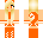 orange cat girl