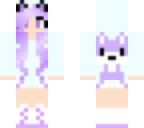purple fox girl