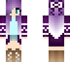 purple sweater