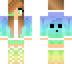 rainbow slime girl