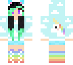 rainbow unicorn girl edit