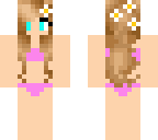 bikini girl pink