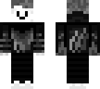 black n white wolf with overlay