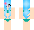 blue bikini girl