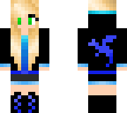 blue dragon girl