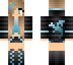 blue dragon girl