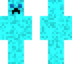 blue pixely creeper