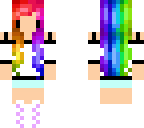 chibi rainbow girl