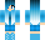 cute blue girl
