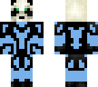 cyborg panda blue