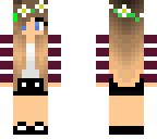edit of striped flower girl