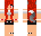 evil red head werewolf girl
