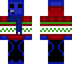 festive blue slime - updated
