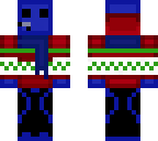 festive blue slime