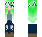 girl with green hair
