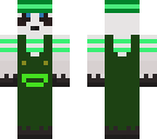 green fisher panda