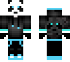 licht blue panda