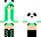 mint panda girl