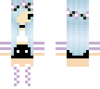 purple and blue chibi