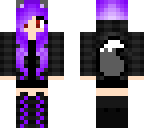 purple wolf girl