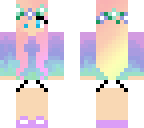 rainbow flower crown