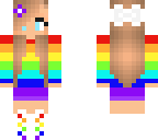 rainbow girl