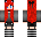 red haired neko girl