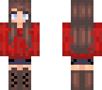 red sweater girl