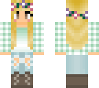 adventure girl blonde green 4 pixel arm