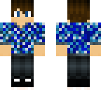 blue checkered flannel